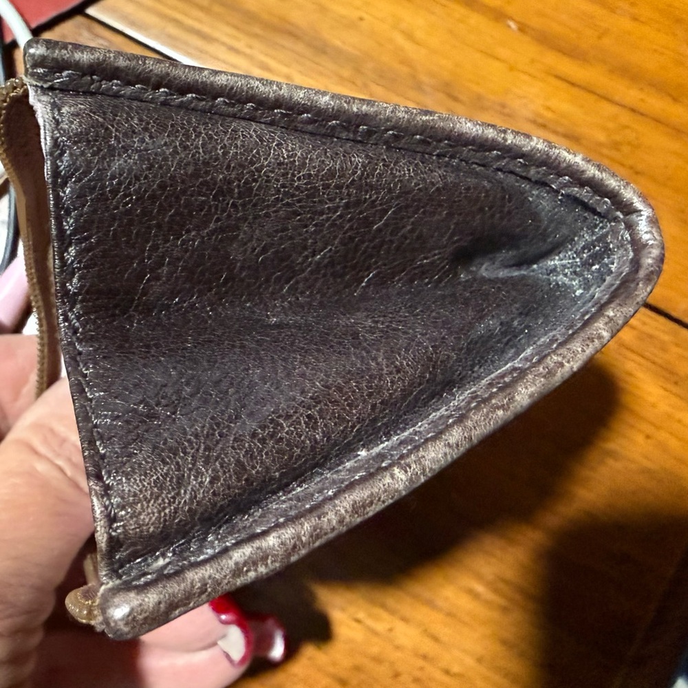 Coach Brown Signature Canvas Wallet Coin purse - Picture 12 of 12